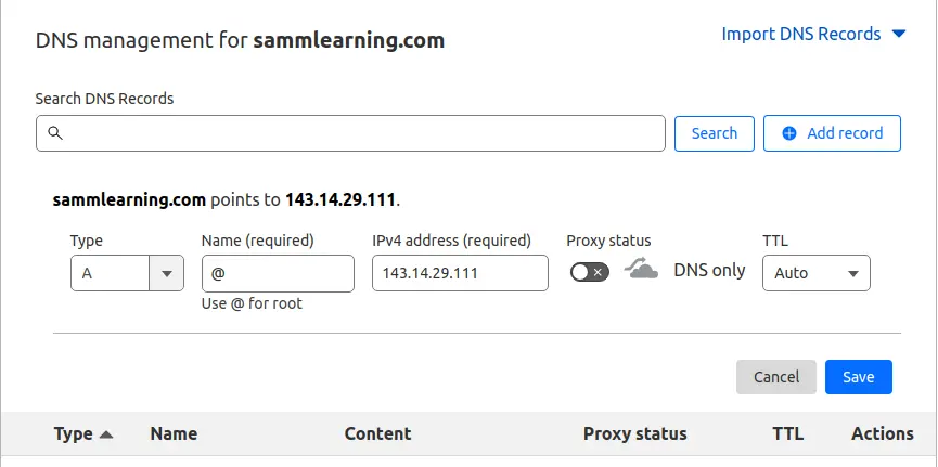 DNS Management