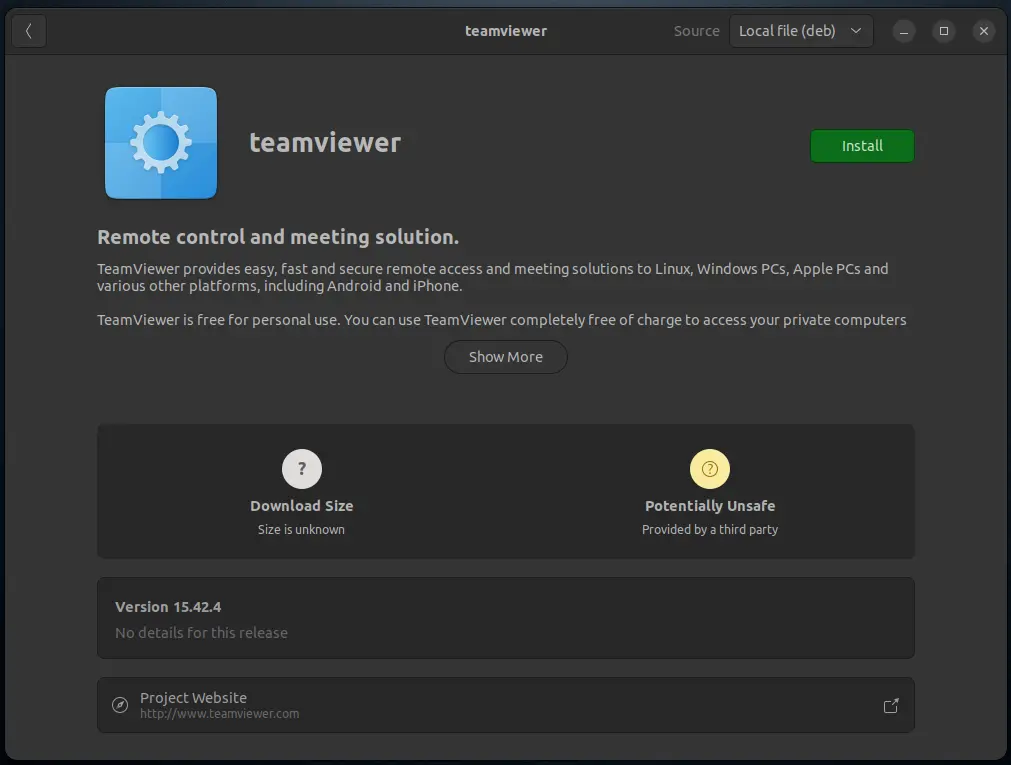 Install Teamviewer on Ubuntu